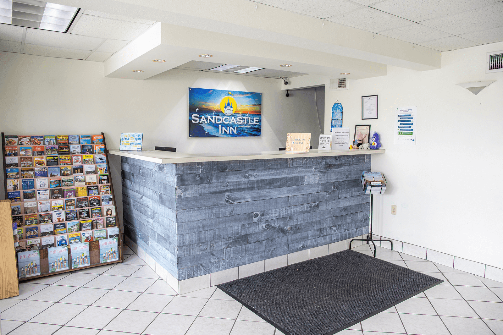 Lobby and front desk